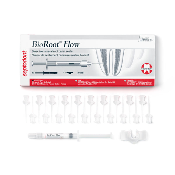 Septodont E0510 BioRoot Flow Mineral Root Canal Sealer Syringe 2 Gm Septodont E0510 BioRoot Flow Mineral Root Canal Sealer Syringe 2 Gm